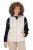 Ulla Popken 851781 Chaleco acolchado con capucha Blanco roto - Chalecos - 