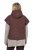 Ulla Popken 851785 Chaleco acolchado oversize con capucha Marrón - Chalecos - 