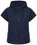 Ulla Popken 851785 Chaleco acolchado oversize con capucha Azul marino - Chalecos - 