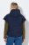 Ulla Popken 851785 Chaleco acolchado oversize con capucha Azul marino - Chalecos - 