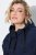 Ulla Popken 851785 Chaleco acolchado oversize con capucha Azul marino - Chalecos - 