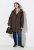 Ulla Popken 851803 Trenca Marrón oscuro - Abrigos - Abrigos de talla grande