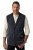 JP1880 851808 Chaleco de felpa Negro TALL - TALL chalecos - 