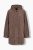 Ulla Popken 851809 Chaqueta teddy Marrón claro - Chaquetas - Chaquetas para mujer en tallas grandes