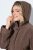 Ulla Popken 851809 Chaqueta teddy Marrón claro - Chaquetas - Chaquetas para mujer en tallas grandes