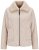 Ulla Popken 851823 Chaqueta de ante sintético Blanco roto - Chaquetas - Chaquetas para mujer en tallas grandes
