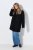 Ulla Popken 851829 Abrigo de lana Negro - Abrigos - Abrigos de talla grande