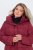 Ulla Popken 851832 Chaqueta acolchada Rojo - Chaquetas - Chaquetas para mujer en tallas grandes