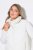 Ulla Popken 851833 Chaleco acolchado con cuello alto Blanco roto - Chalecos - 