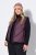 Ulla Popken 851833 Chaleco acolchado con cuello alto Marrón - Chalecos - 
