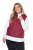 Ulla Popken 851833 Chaleco acolchado con cuello alto Rojo - Chalecos - 