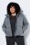 Ulla Popken 851854 Chaqueta acolchada Gris jaspeado - Chaquetas - Chaquetas para mujer en tallas grandes