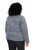 Ulla Popken 851854 Chaqueta acolchada Gris jaspeado - Chaquetas - Chaquetas para mujer en tallas grandes