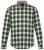 JP1880 851877 Camisa de franela de cuadros de manga larga Verde oscuro TALL - TALL camisas - Camisas TALL para hombre alto