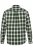 JP1880 851877 Camisa de franela de cuadros de manga larga Verde oscuro TALL - TALL camisas - Camisas TALL para hombre alto