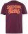 JP1880 851910 Rolling Stones Vintage Logo Camiseta Berenjena - Camisetas de bandas - Camisetas de bandas de música
