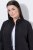 Ulla Popken 852076 Chaqueta de crepé acolchada con cuello alto Negro - Chaquetas - Chaquetas para mujer en tallas grandes