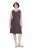Ulla Popken 852190 Vestido de jersey Marrón caoba - Vestidos de verano - Vestidos de verano tallas grandes