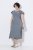 Ulla Popken 852218 Vestido midi de manga corta Gris - Vestidos midi - Vestidos midi de talla grande