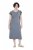 Ulla Popken 852218 Vestido midi de manga corta Gris - Vestidos midi - Vestidos midi de talla grande