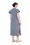Ulla Popken 852218 Vestido midi de manga corta Gris - Vestidos midi - Vestidos midi de talla grande