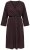 Ulla Popken 852307 Vestido cruzado de manga larga Marrón caoba - Vestidos midi - Vestidos midi de talla grande