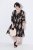 Ulla Popken 852315 Vestido cruzado estampado Negro - Vestidos midi - Vestidos midi de talla grande