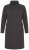 Ulla Popken 852456 Vestido de felpa con cuello alto Marrón oscuro - Vestidos sudadera - 