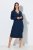 Ulla Popken 852526 Camisón con cuello camisero Azul marino - Camisones - 