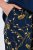 Ulla Popken 852577 Pijama con estampado Azul marino - Pijamas/ropa de estar en casa - 