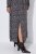 Ulla Popken 852606 Vestido largo estampado Negro - Vestidos maxi - Vestidos largos en tallas grandes