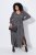 Ulla Popken 852606 Vestido largo estampado Negro - Vestidos maxi - Vestidos largos en tallas grandes