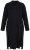 Ulla Popken 852630 Vestido de punto de manga larga Negro - Vestidos midi - Vestidos midi de talla grande