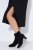 Ulla Popken 852630 Vestido de punto de manga larga Negro - Vestidos midi - Vestidos midi de talla grande