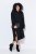 Ulla Popken 852630 Vestido de punto de manga larga Negro - Vestidos midi - Vestidos midi de talla grande