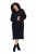 Ulla Popken 852630 Vestido de punto de manga larga Negro - Vestidos midi - Vestidos midi de talla grande