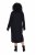 Ulla Popken 852630 Vestido de punto de manga larga Negro - Vestidos midi - Vestidos midi de talla grande