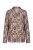 Ulla Popken 852649 Pijama con estampado y cuello camisero Marrón - Pijamas/ropa de estar en casa - 