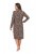 Ulla Popken 852653 Camisón estampado con cuello camisero Marrón - Camisones - 