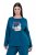Ulla Popken 852710 Jersey de estar en casa de manga larga Petróleo - Pijamas/ropa de estar en casa - 
