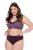 Ulla Popken 852758 Tangas con estampado pack de 5 Ciruela - Bragas - 