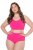 Ulla Popken 852761 Bragas de rayas de talle alto pack de 5 Petróleo - Bragas - 