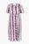 Ulla Popken 852854 Vestido midi de rayas Marrón - Vestidos midi - Vestidos midi de talla grande