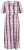 Ulla Popken 852854 Vestido midi de rayas Marrón - Vestidos midi - Vestidos midi de talla grande