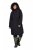 Ulla Popken 852901 Abrigo técnico Negro - Abrigos - Abrigos de talla grande