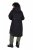 Ulla Popken 852901 Abrigo técnico Negro - Abrigos - Abrigos de talla grande