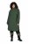 Ulla Popken 852901 Abrigo técnico Verde oliva - Abrigos - Abrigos de talla grande