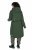 Ulla Popken 852901 Abrigo técnico Verde oliva - Abrigos - Abrigos de talla grande