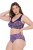 Ulla Popken 852935 Bragas de flores pack de 5 Azul real - Bragas - 