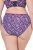 Ulla Popken 852935 Bragas de flores pack de 5 Azul real - Bragas - 